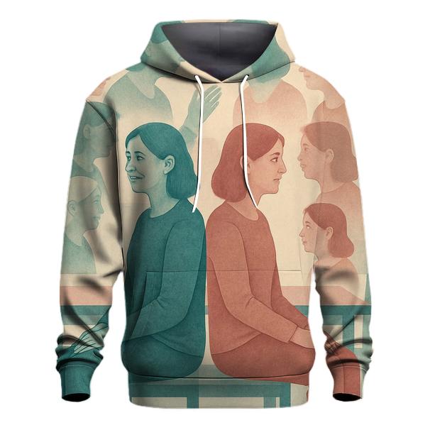 Echoes Of Her Wisdom heavyweight hoodies