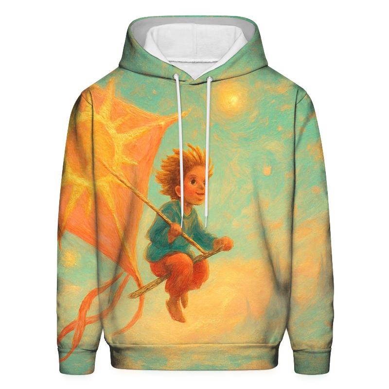 Solar Kite Rider printed hoodies
