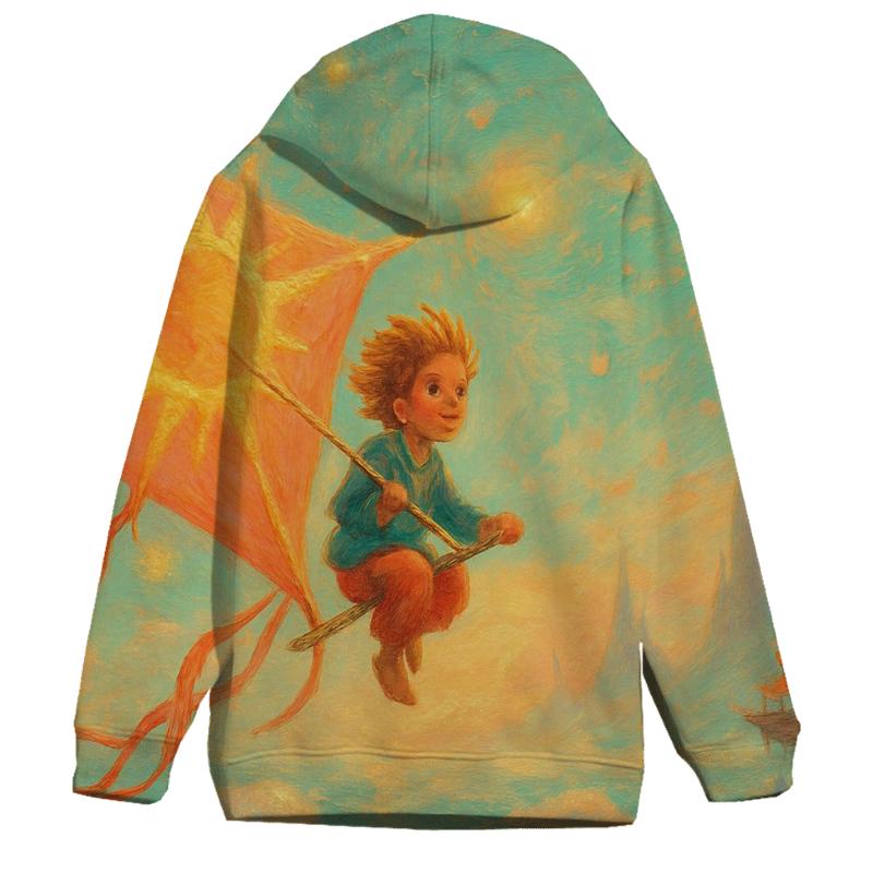 Solar Kite Rider printed hoodies