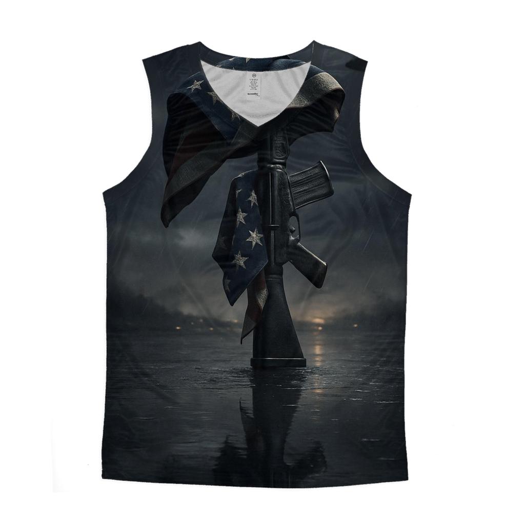 Rifle And Ridge Reflection sports performance tank tops