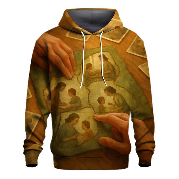 The Unspoken Map graphic hoodies