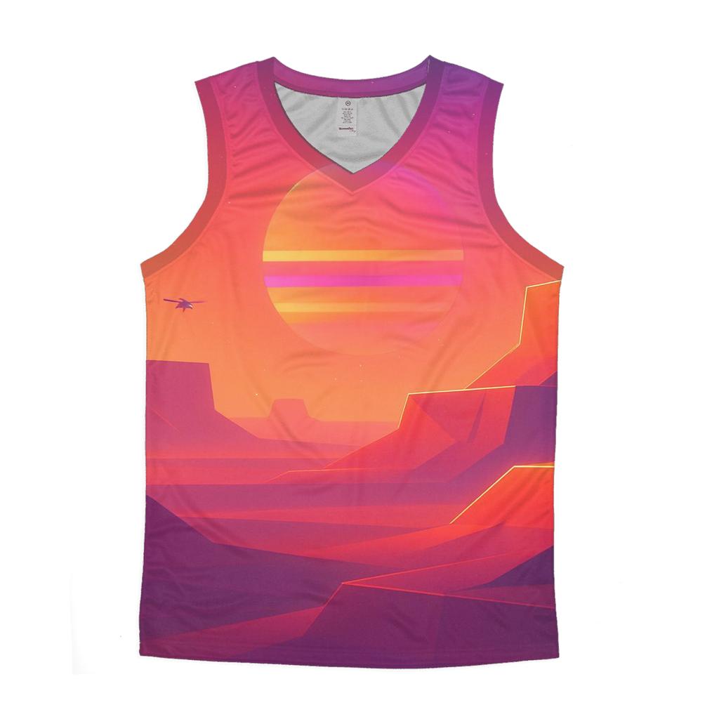 Sunset Circuit Mirage sports performance tank tops
