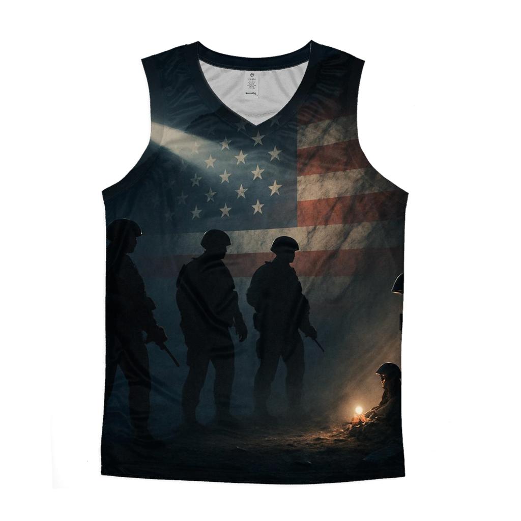 Quiet Beacon Patrol designer workout tanks