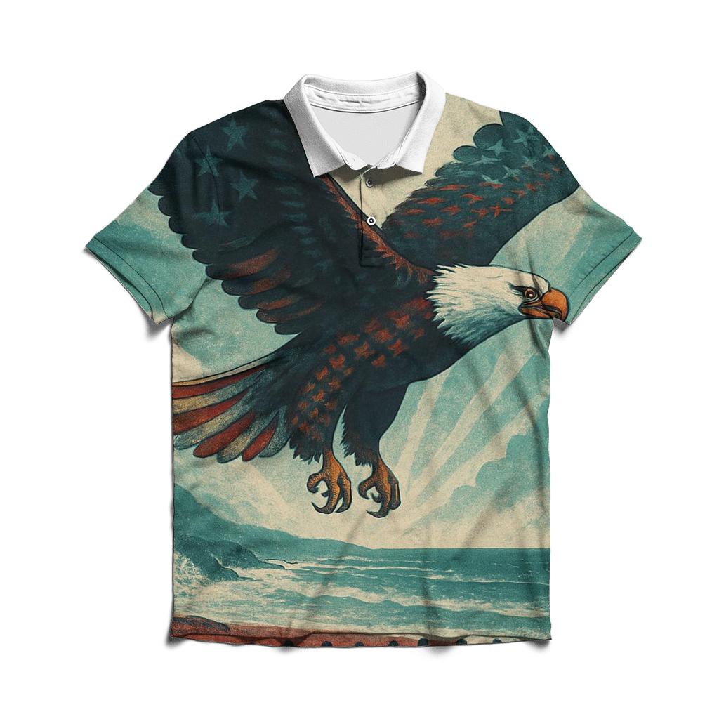 Patriot Wing premium cotton polo shirts