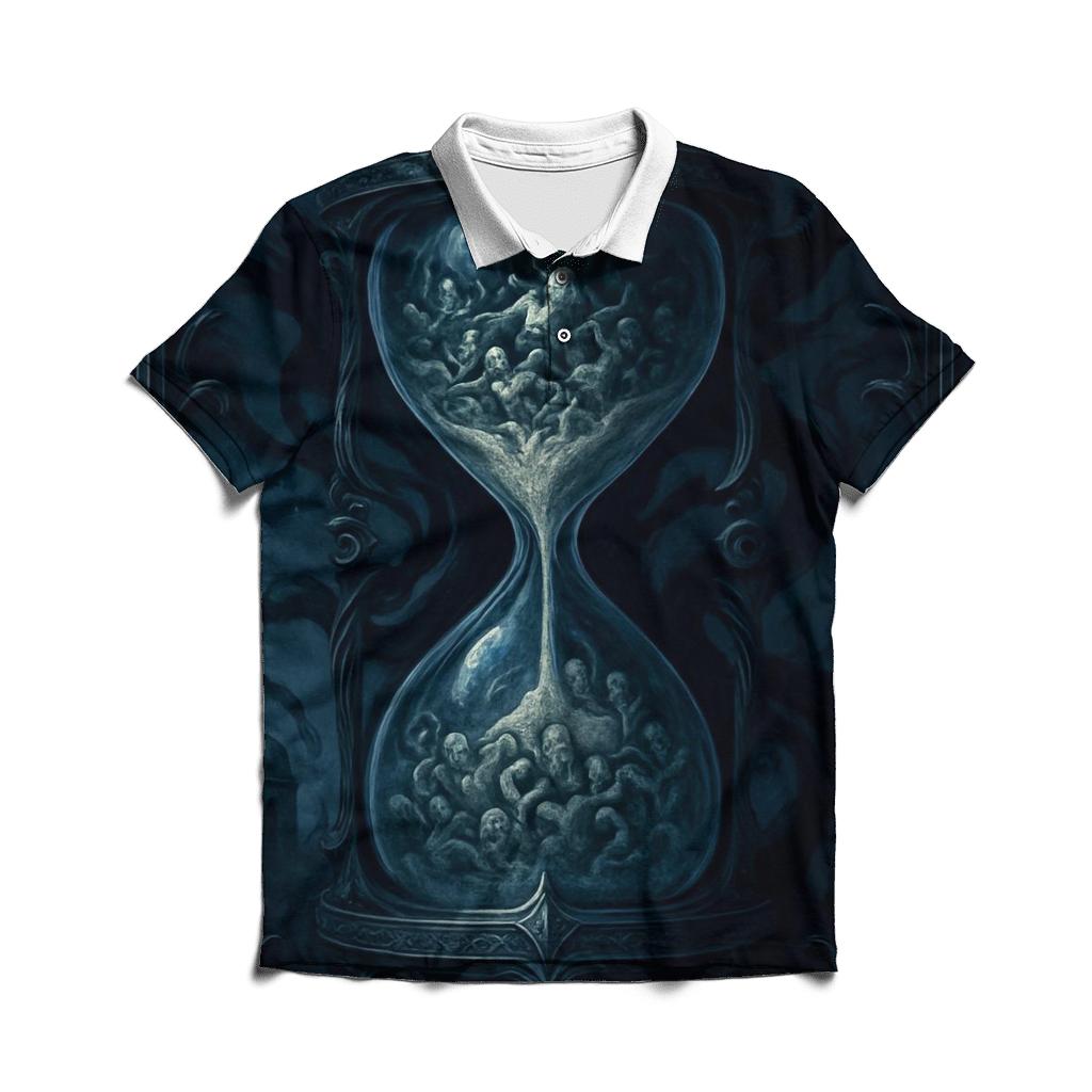 Hourglass Of Devouring Souls casual sports polo shirts