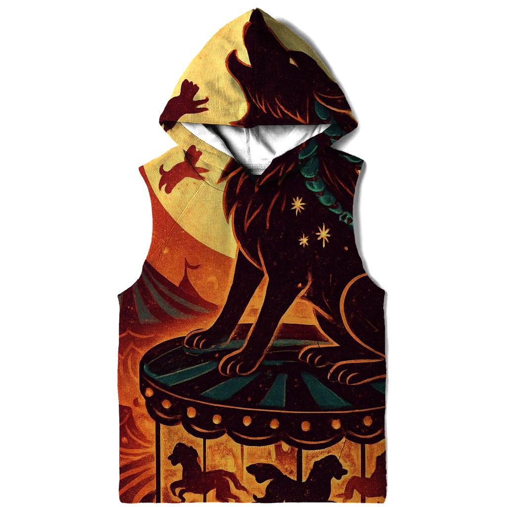 Carnival Moon Howler printed hoodies