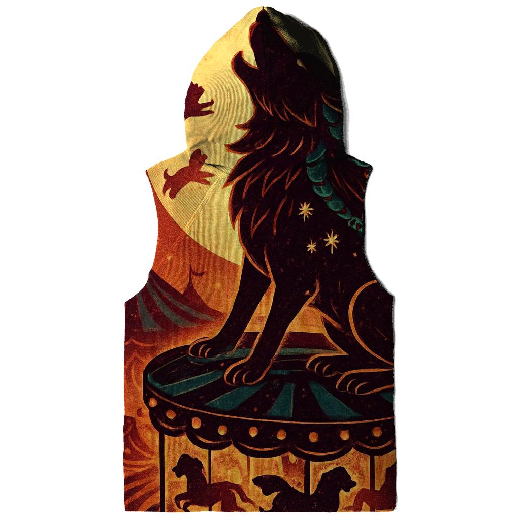 Carnival Moon Howler printed hoodies