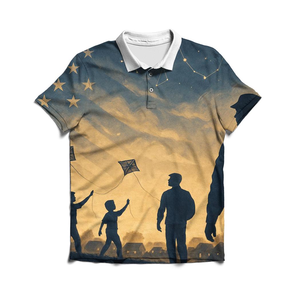 Stars Over Hometown custom polo shirts