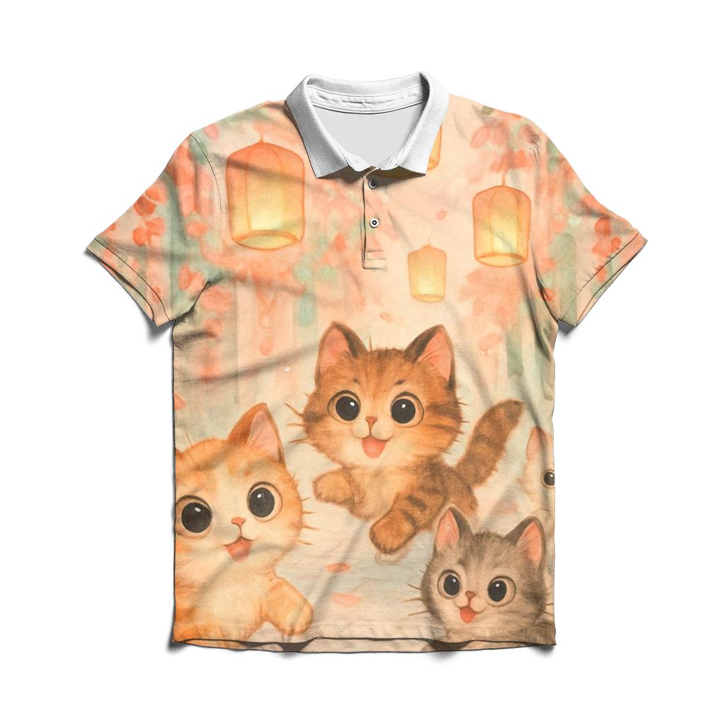 Lantern Alley Kittens custom polo shirts