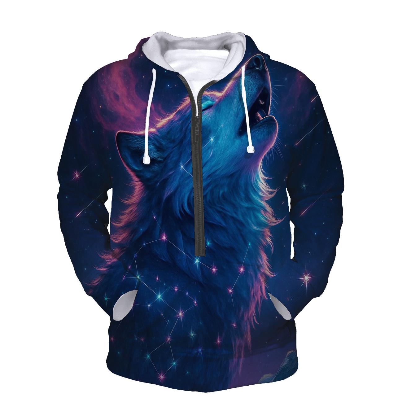 Nebula Howl Sentinel zip-up hoodies
