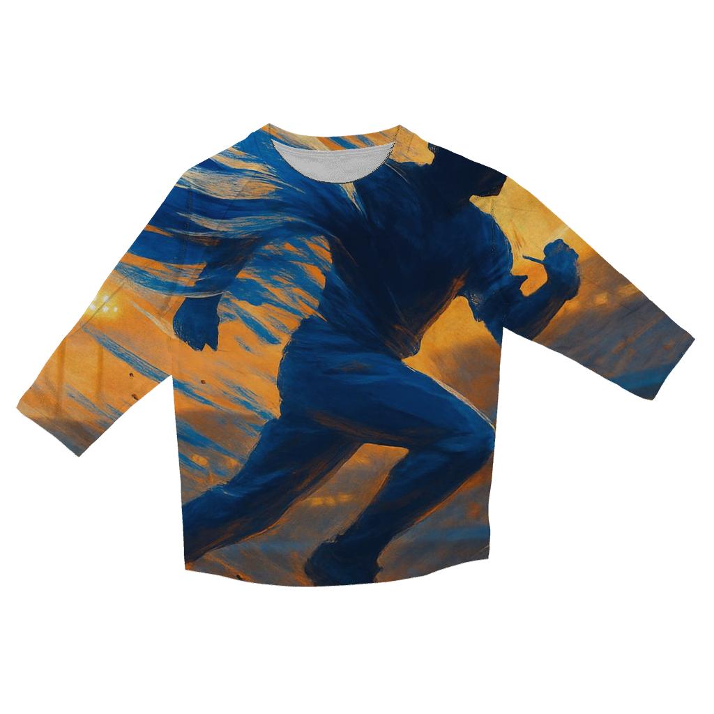 Winged Speed Silhouette stylish quarter sleeve tops