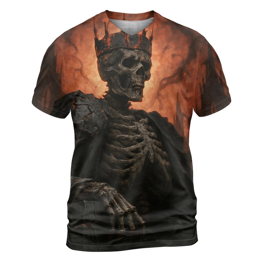Ashen Throne Of The Skeleton King custom all-over print shirts