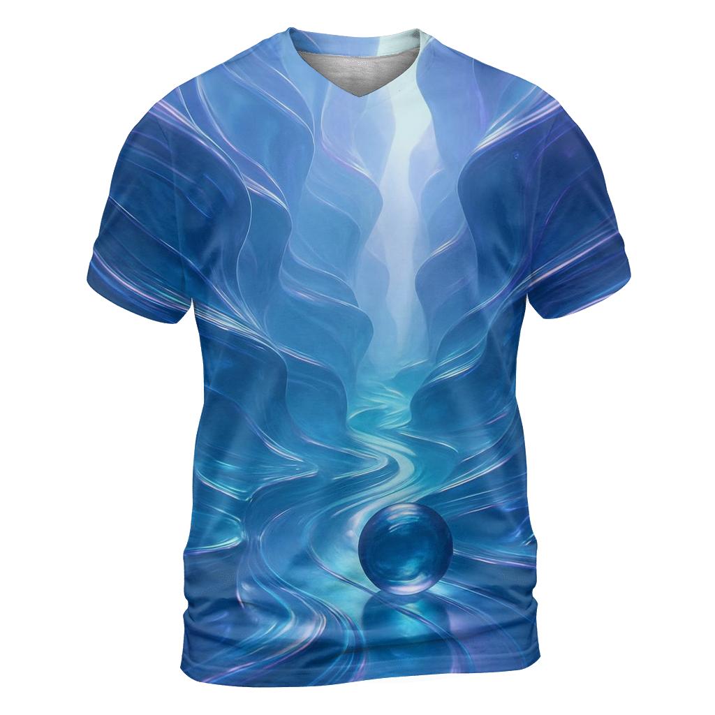 Glass Canyon Gradient trendy printed shirt styles