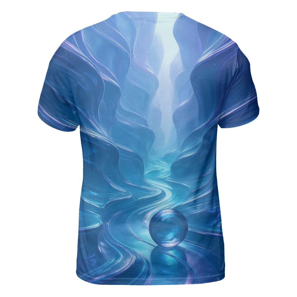Glass Canyon Gradient trendy printed shirt styles