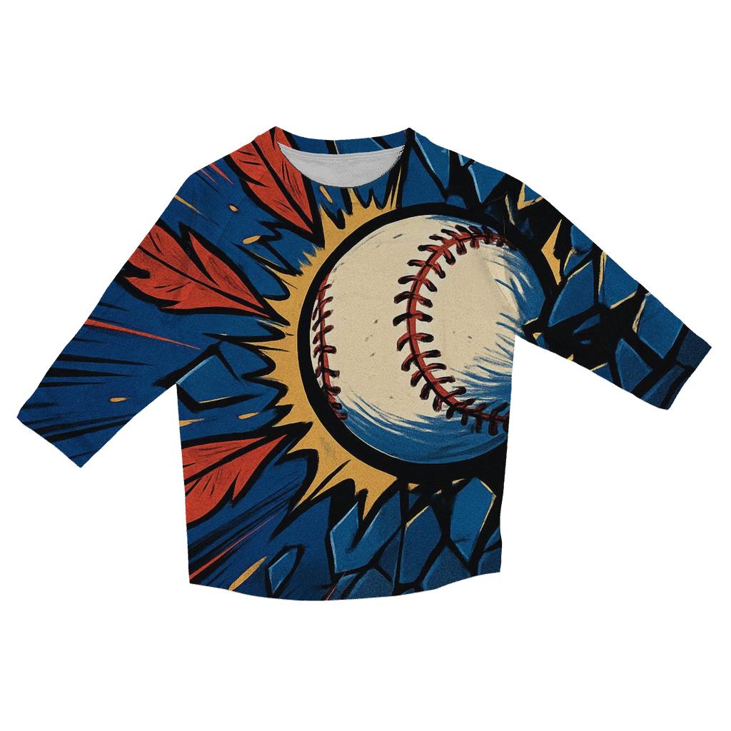 Blue Jays Feather Breakout trendy 3/4 sleeve tops