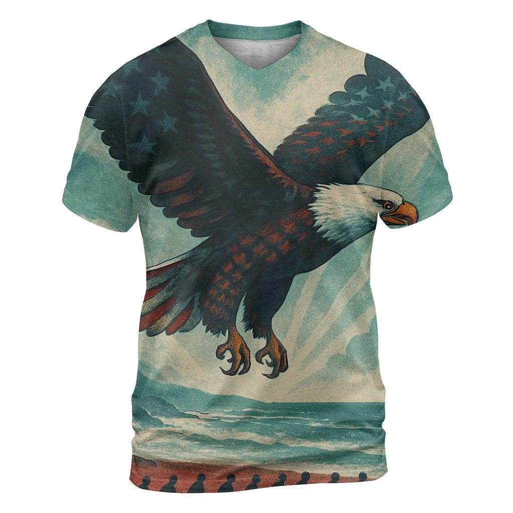 Patriot Wing trendy printed shirt styles