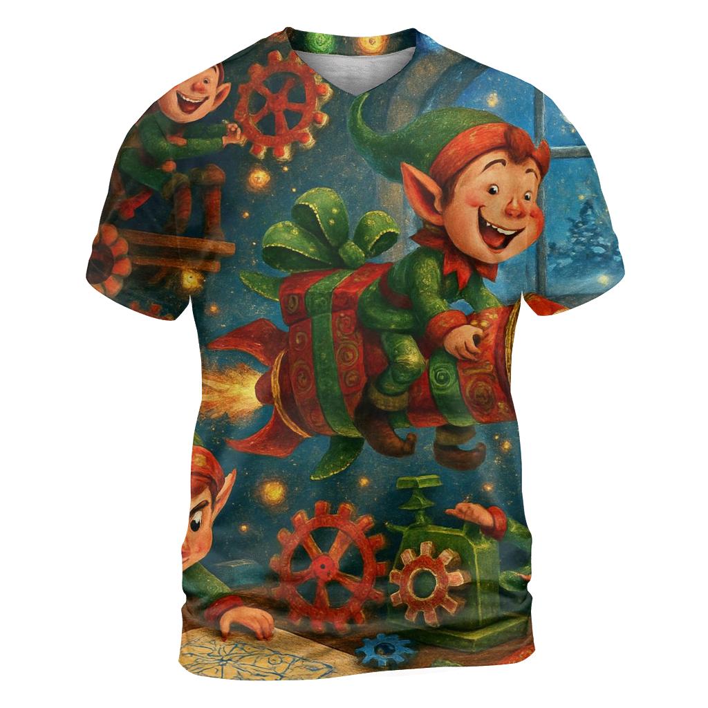 Elves Midnight Workshop unique graphic print tees