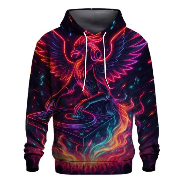Hologram DJ Phoenix premium hoodies