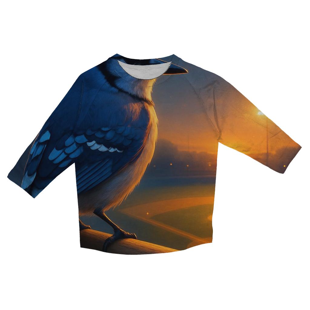 Blue Jays Skyline Swing casual three quarter sleeve shirts