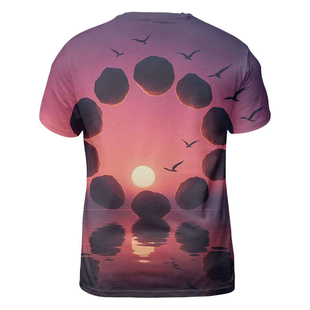 Cinder Sky Silhouette unique graphic print tees