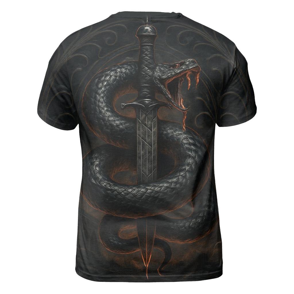Serpent And Dagger Of Midnight Oath trendy printed shirt styles