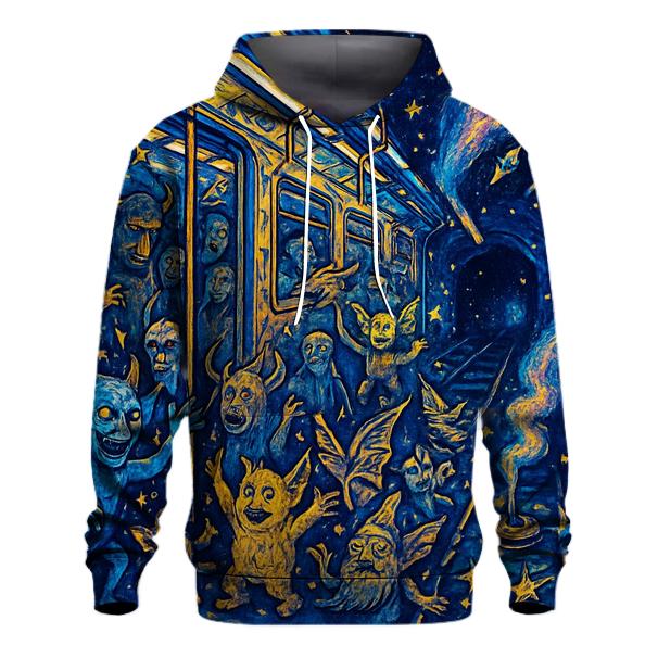 Subway Constellation Parade pullover hoodies