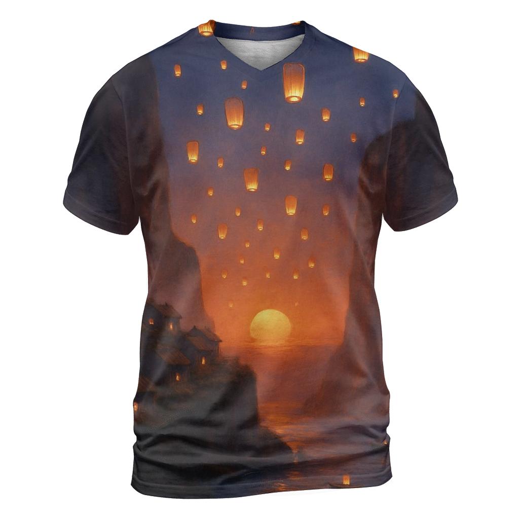  Indigo Cliff Lanterns personalized full print shirts