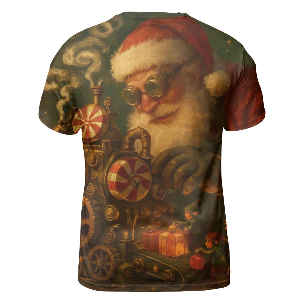 Candy Engine Santa designer pattern shirts