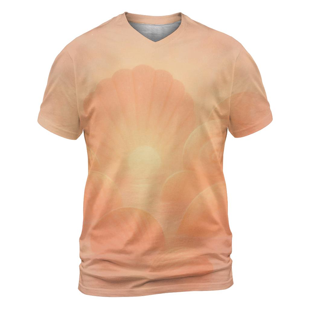 Coral Dawn Harmony trendy printed shirt styles