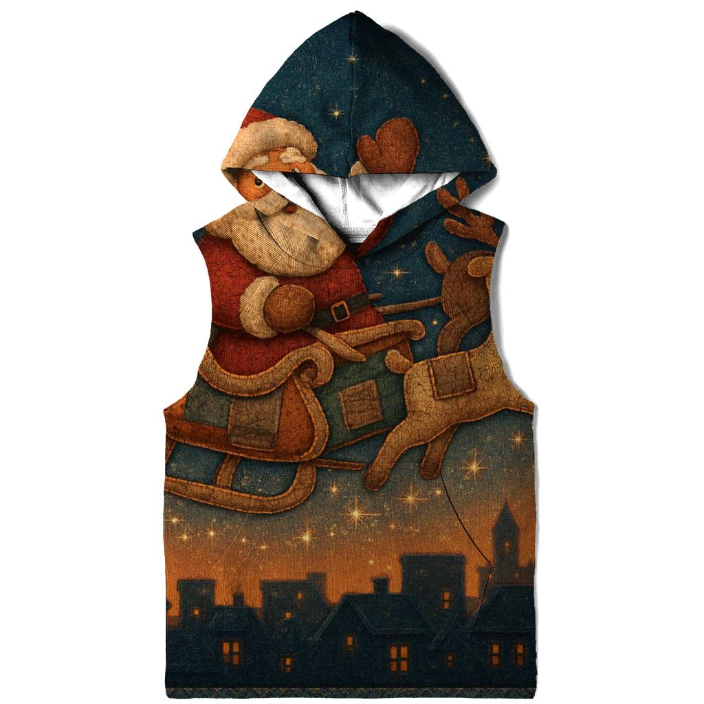 Santa Skyline Sleigh hoodie trends