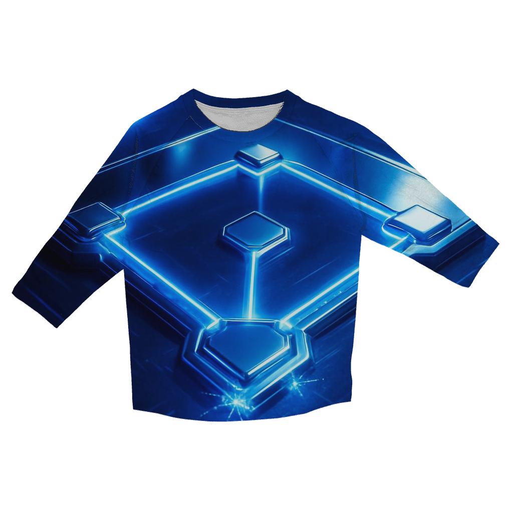 Diamond In Chrome fashion 3/4 sleeve shirts