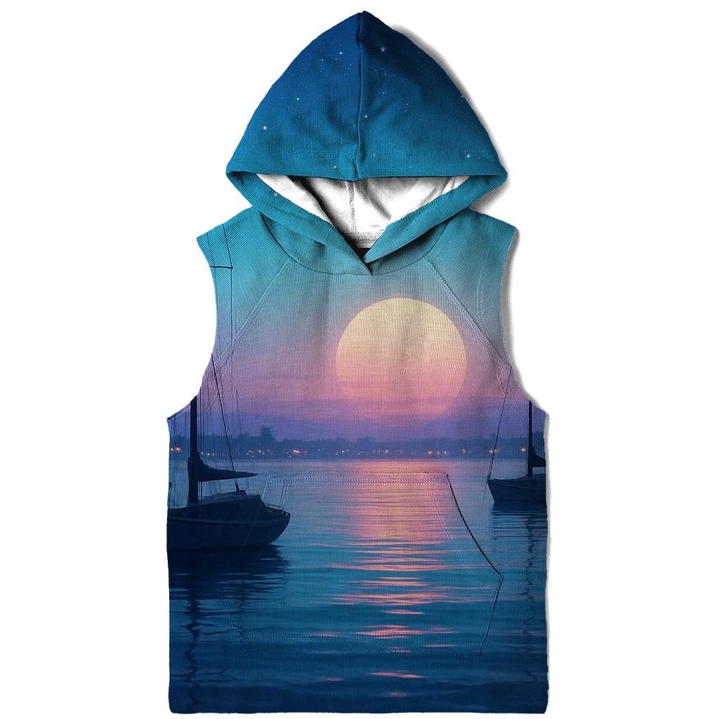 Teal Harbor Twilight lightweight hoodies