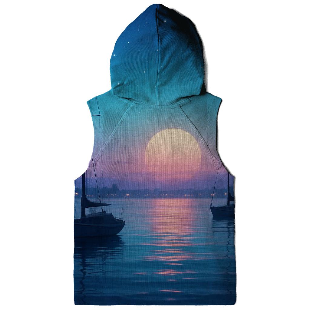 Teal Harbor Twilight lightweight hoodies