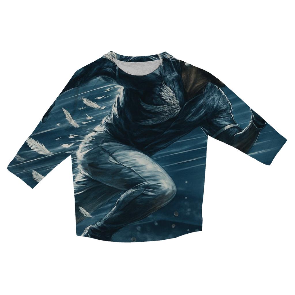 Blue Jays Feathered Sprint custom 3/4 sleeve shirts