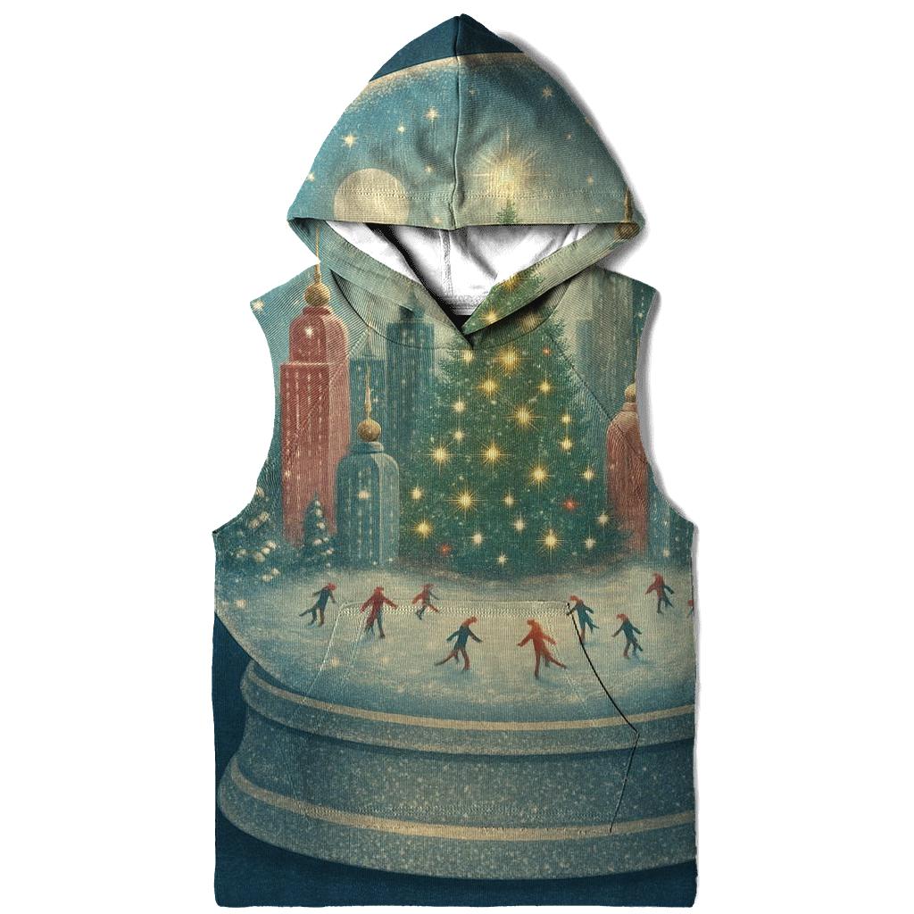 Snow Globe Cityscape heavyweight hoodies