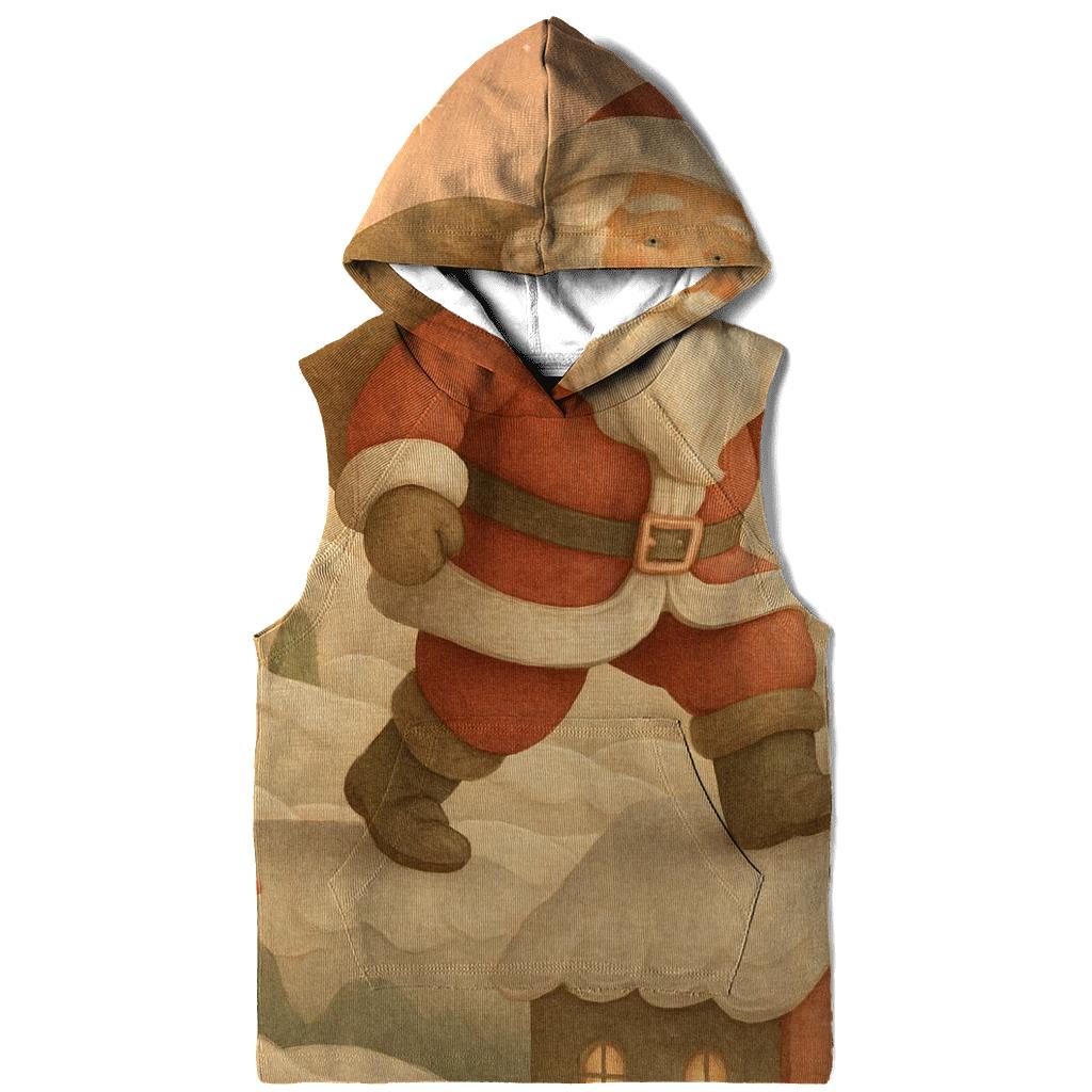 Paper Cut Storybook Santa pullover hoodies