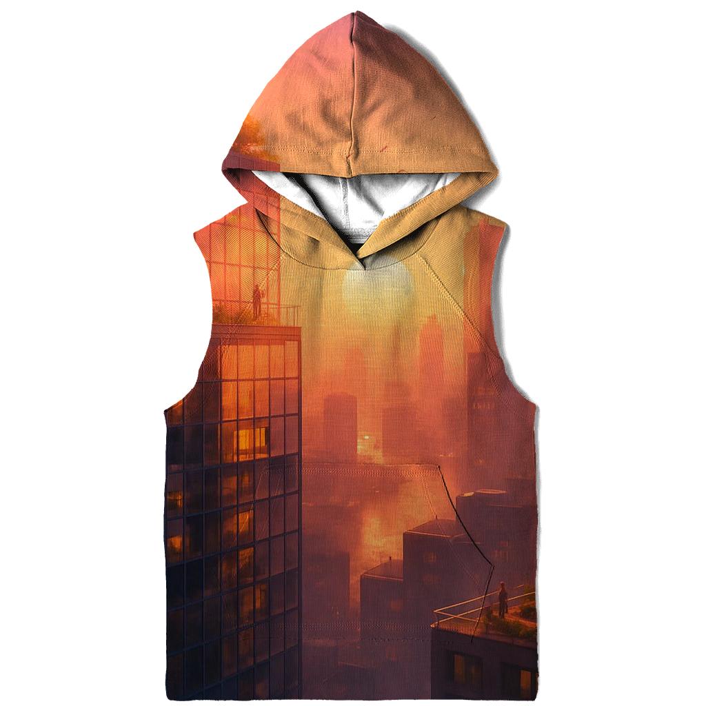 Coral City Golden Hour pullover hoodies