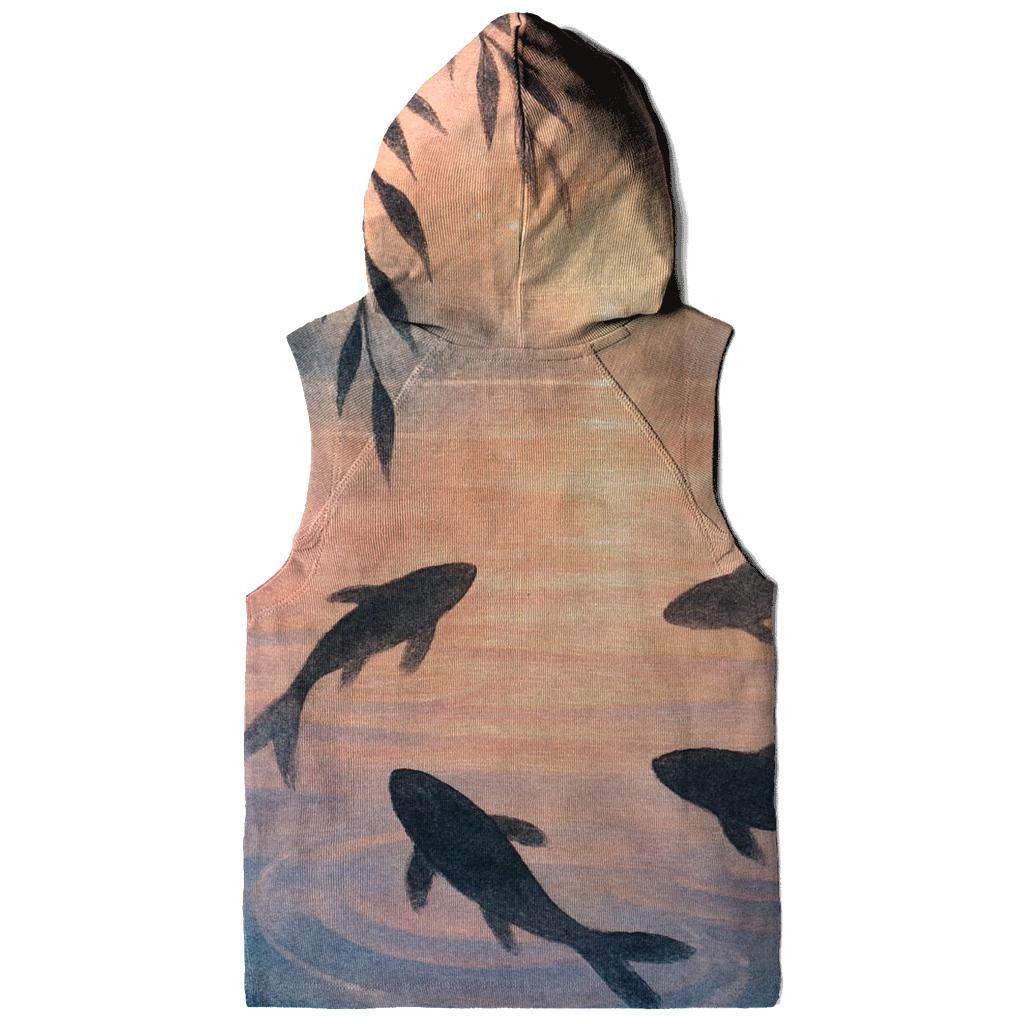 Peach Sky Koi Reflection hoodie trends