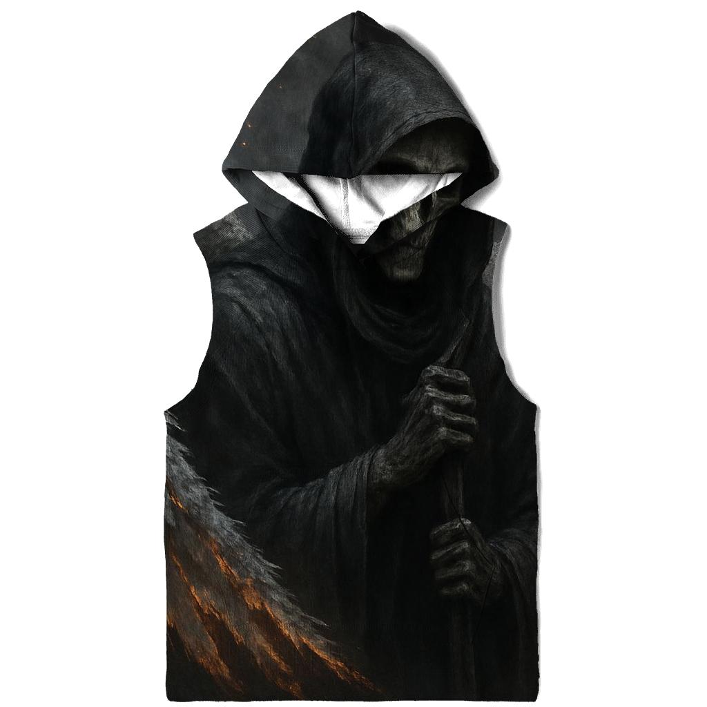 Fallen Angel In Ashen Wings zip-up hoodies