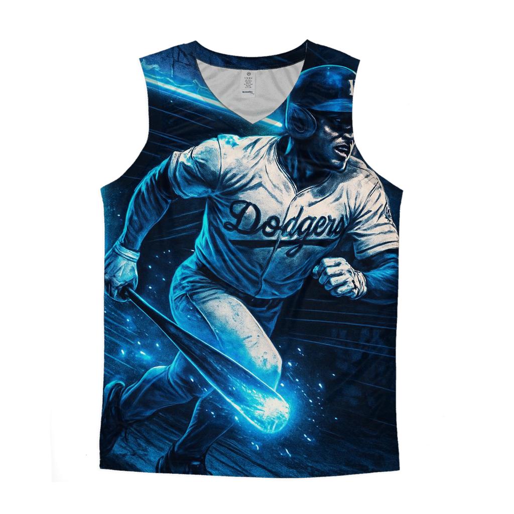 Neon Dugout Charge designer workout tanks