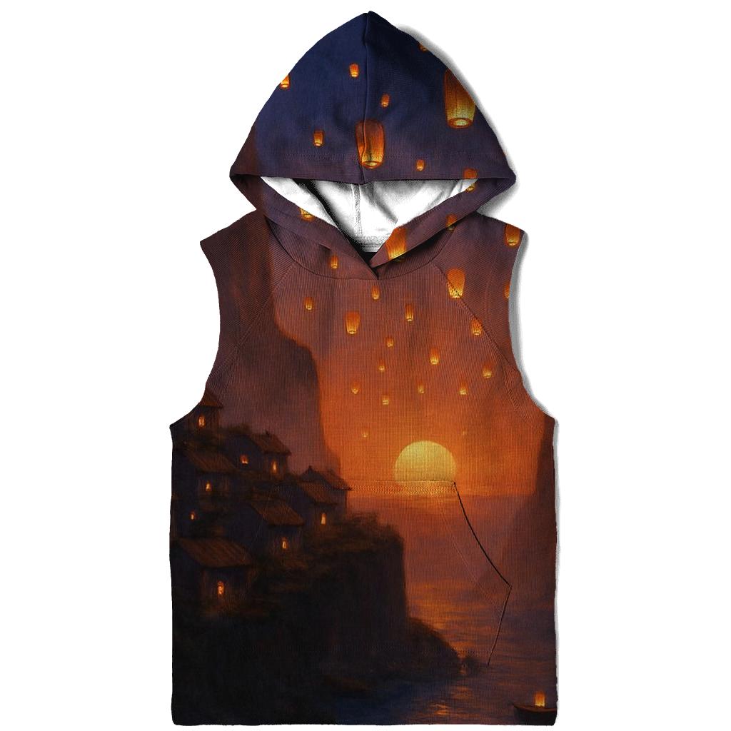  Indigo Cliff Lanterns lightweight hoodies