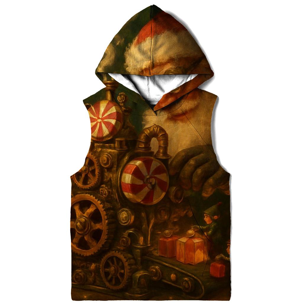 Candy Engine Santa lightweight hoodies