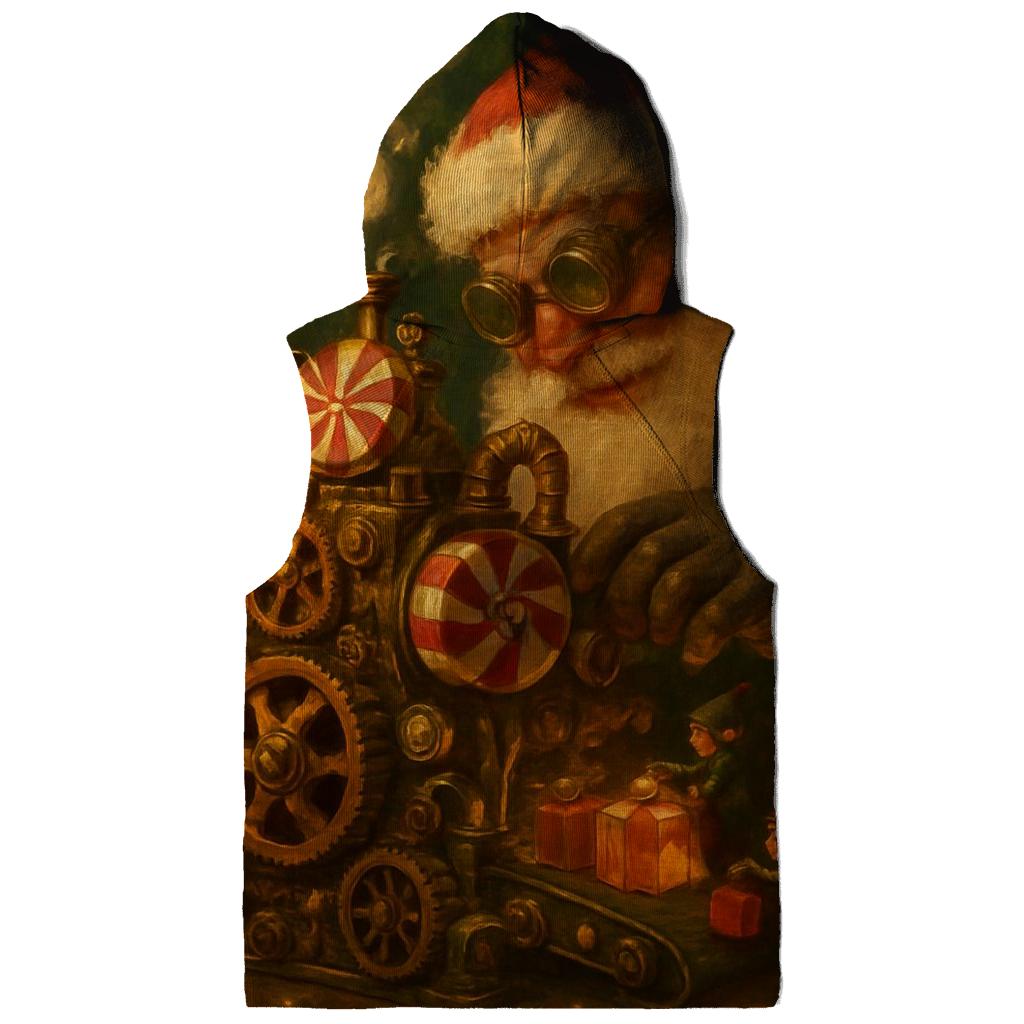 Candy Engine Santa lightweight hoodies