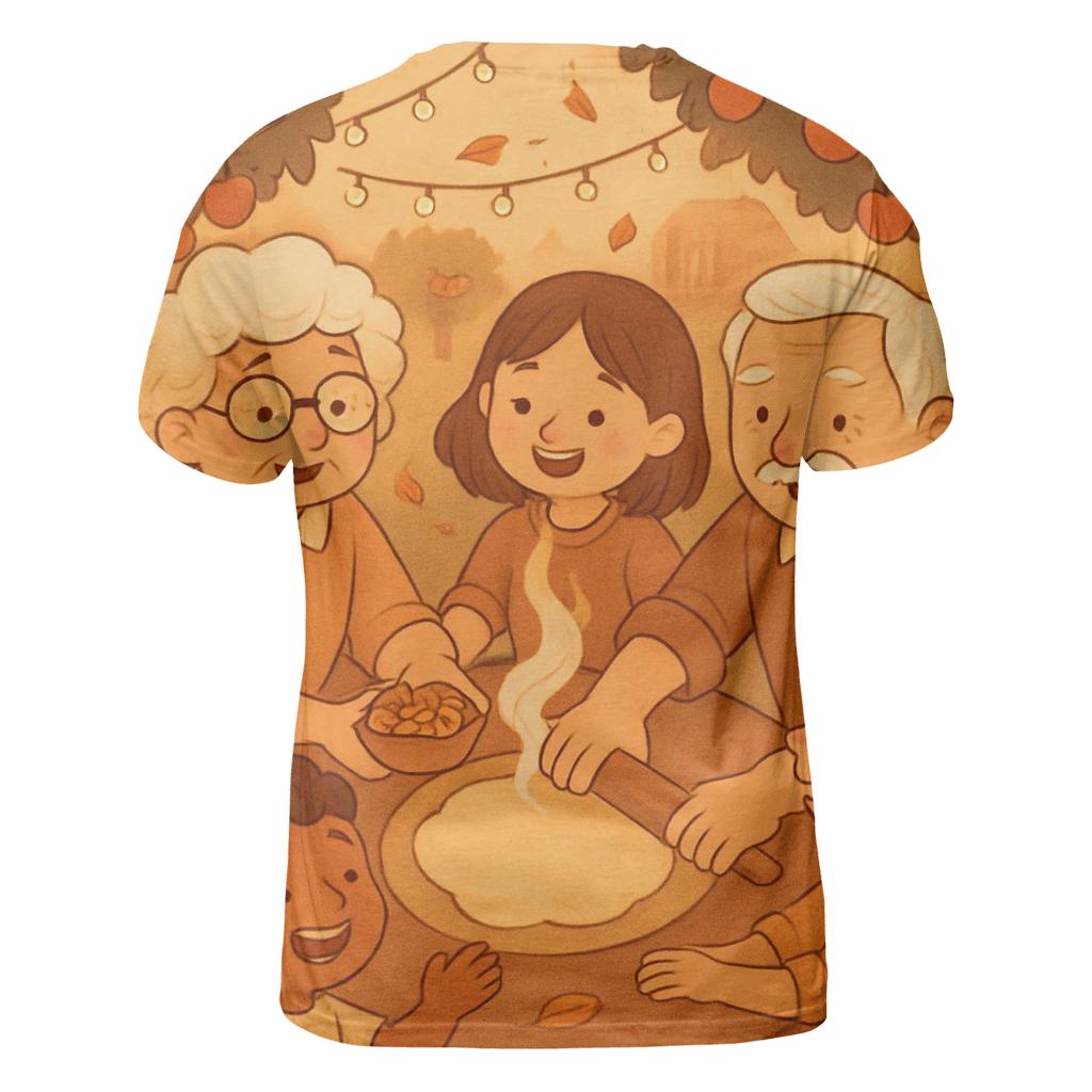 Apple Orchard Pie Circle designer pattern shirts