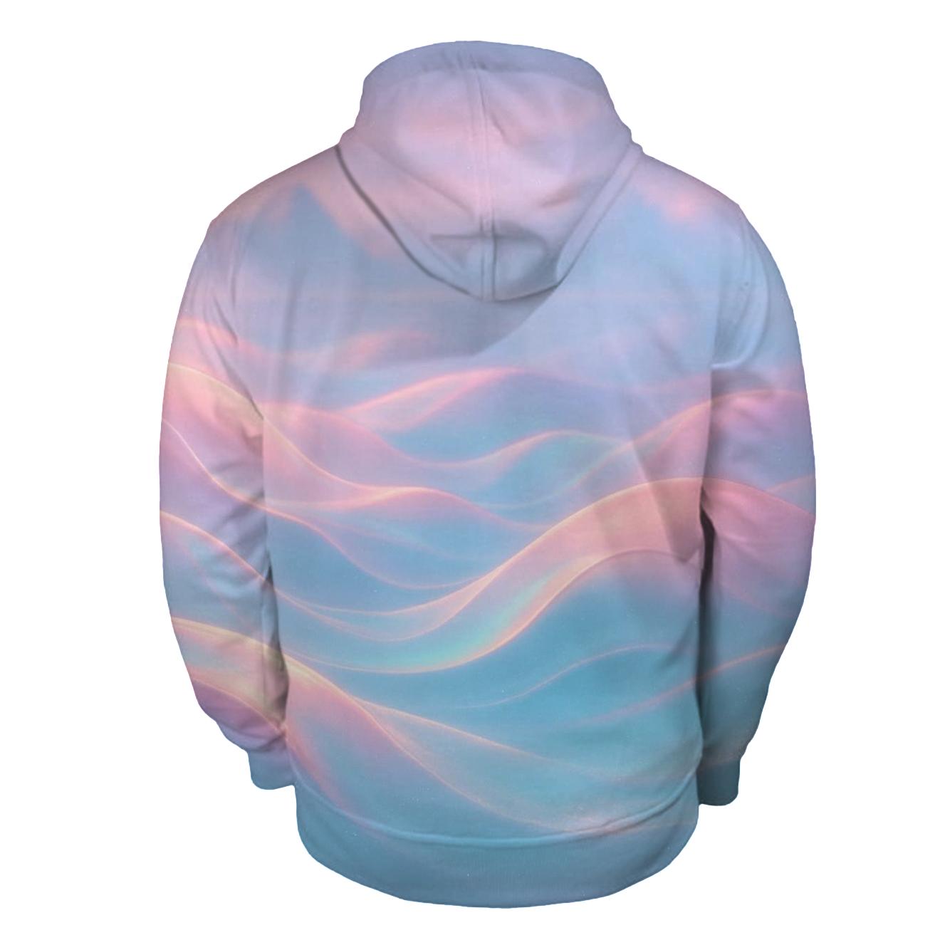 Gradient Tidal Aurora hoodie designs