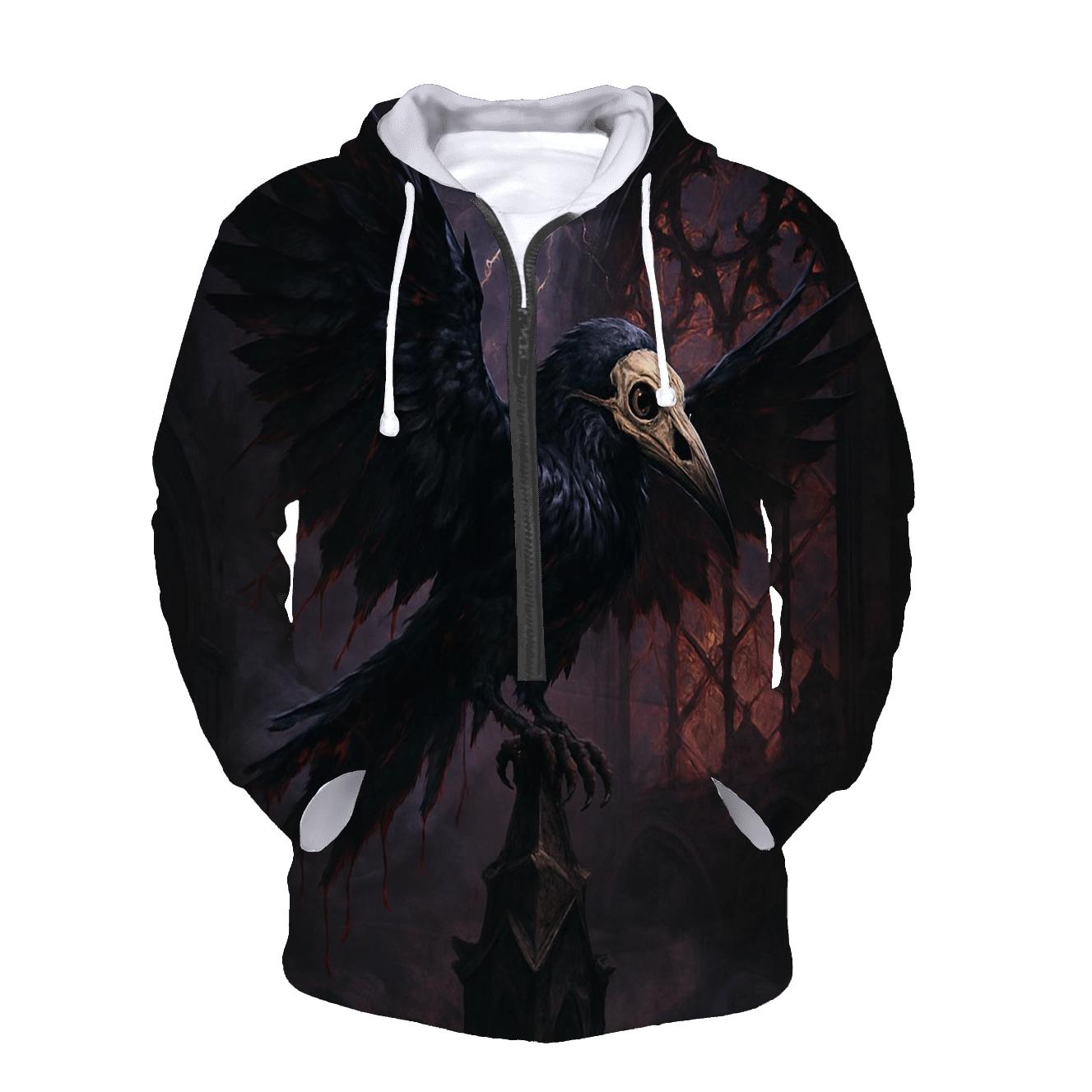 Vengeful Raven Of The Blood Spire heavyweight hoodies