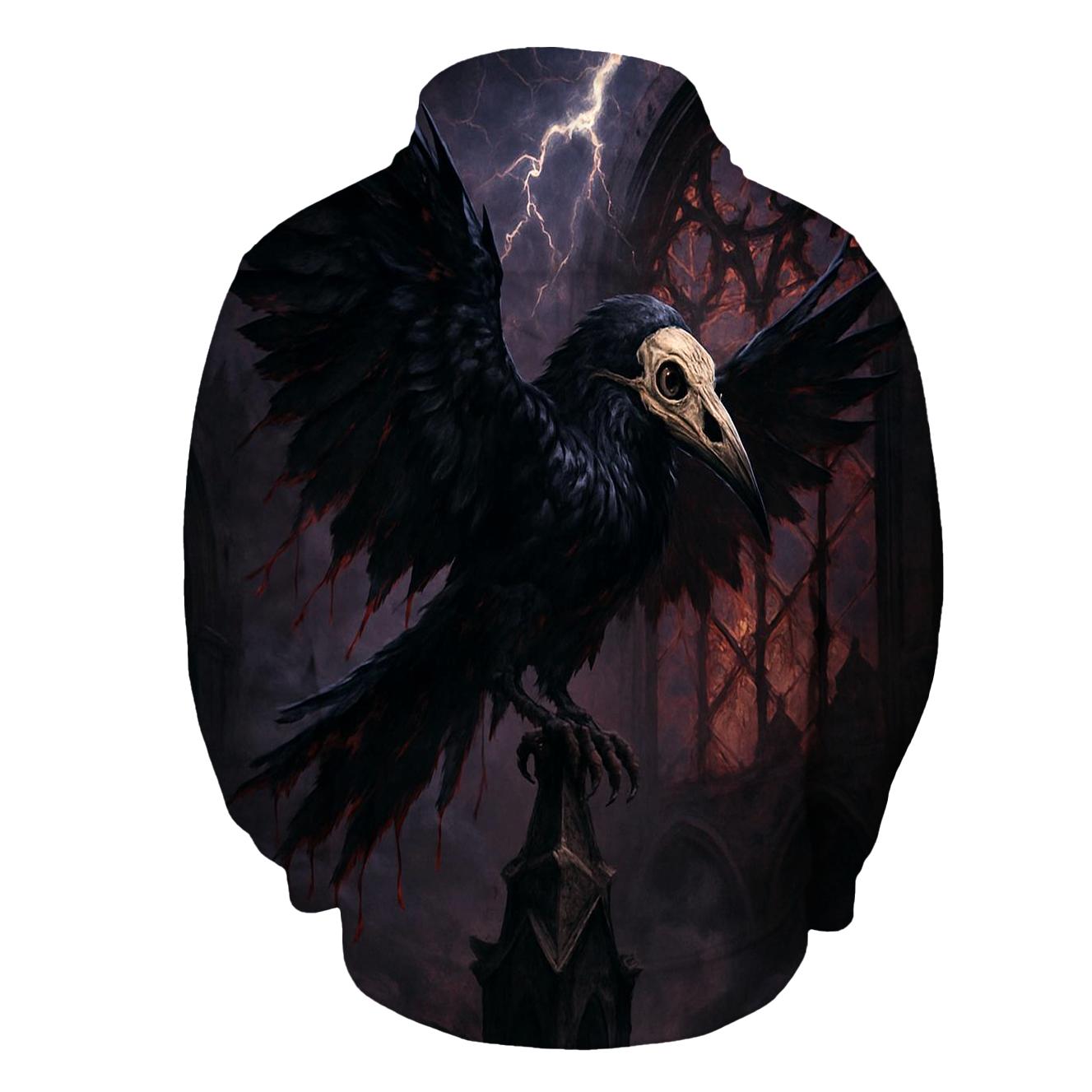 Vengeful Raven Of The Blood Spire heavyweight hoodies