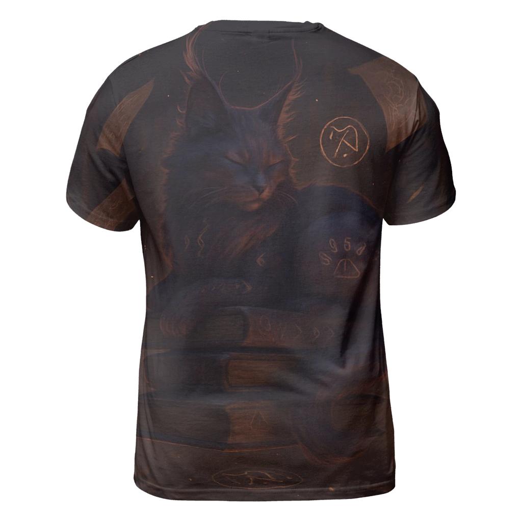 Mystic Library Guardian designer pattern shirts