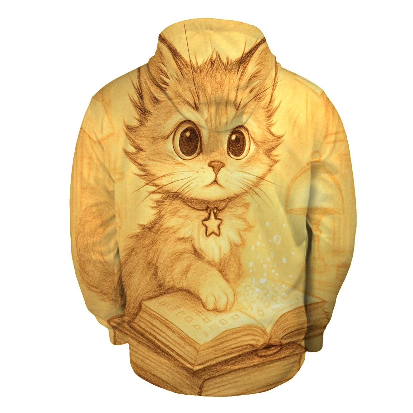 Library Of Whiskers premium hoodies