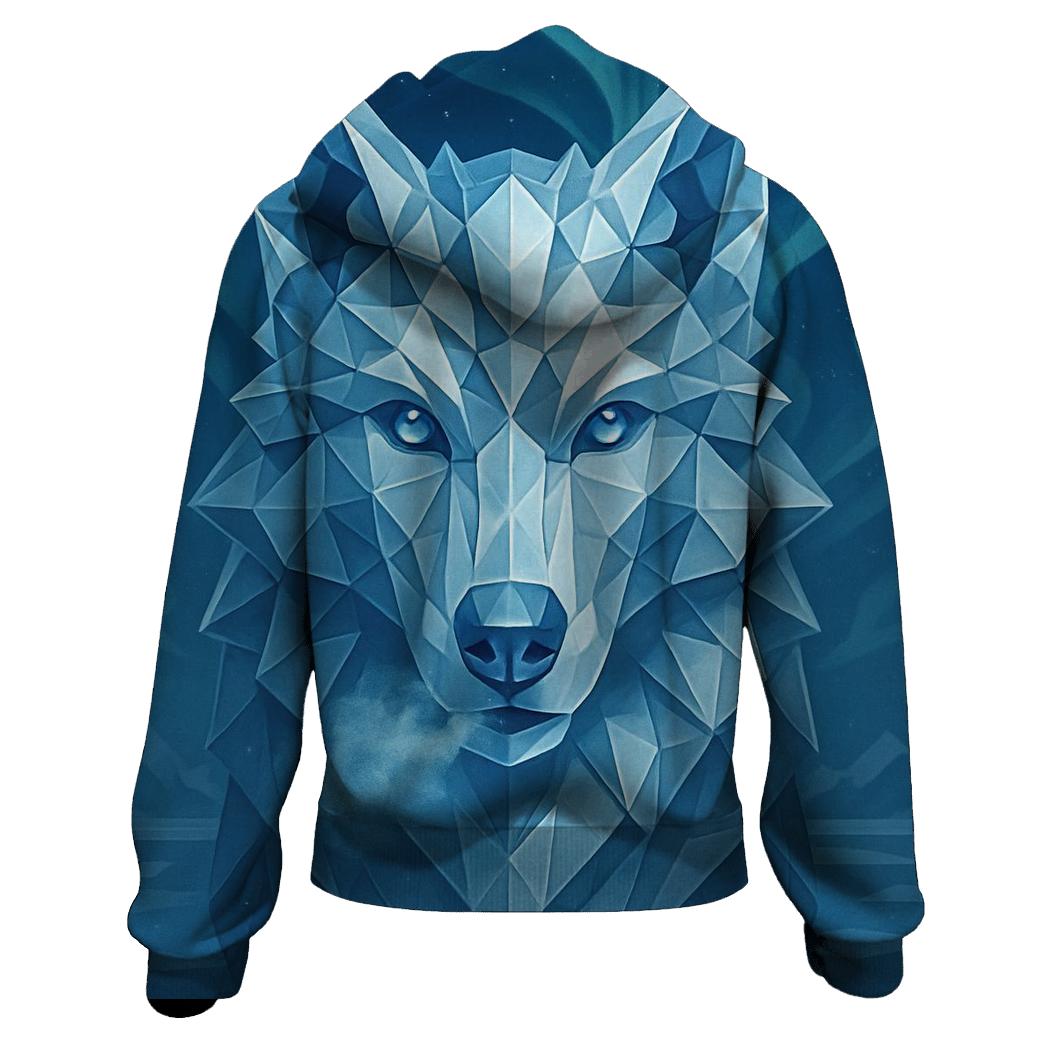 Frostborn Geometric Sentinel designer hoodies